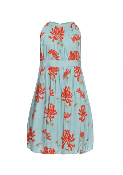 Buy Harumi - Halter neck fit and flare dress Price