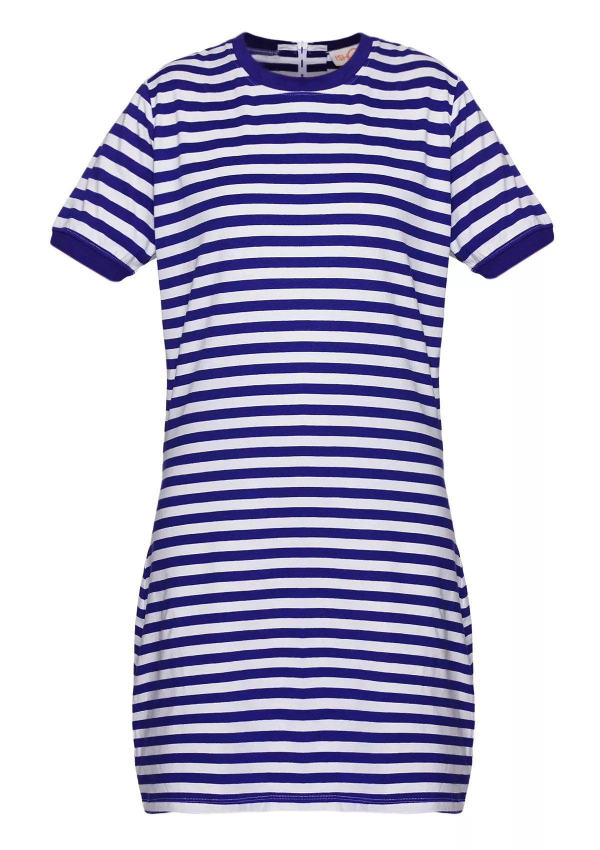 Buy Hayley - Pink Denim Jacket with Blue Striped Dress Online