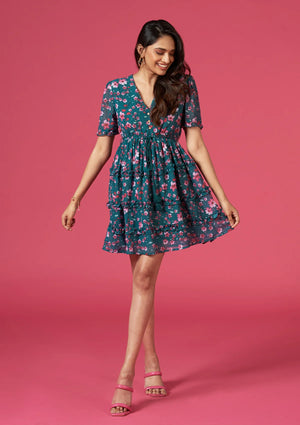 Helena - Women Printed Floral Dress