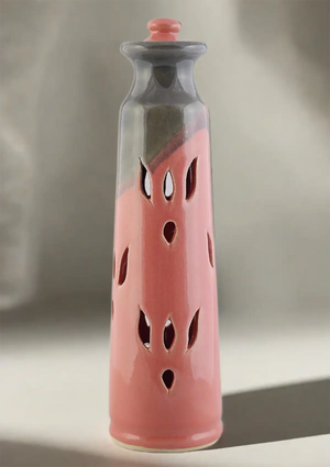 Ash Catcher Incense (Agarbatti) Stand - Flamingo pink