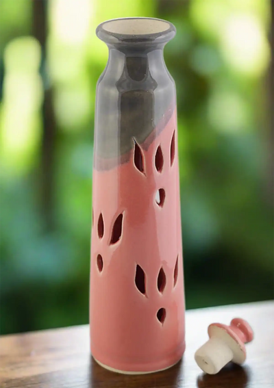Ash Catcher Incense (Agarbatti) Stand - Flamingo pink