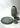 IshqME's Grey Green Grace: Ceramic Serving Set & Bouquet Vase Combo