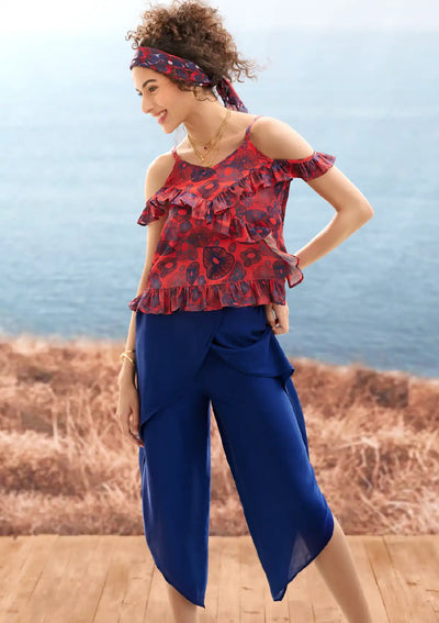 Flamenco Coral Top