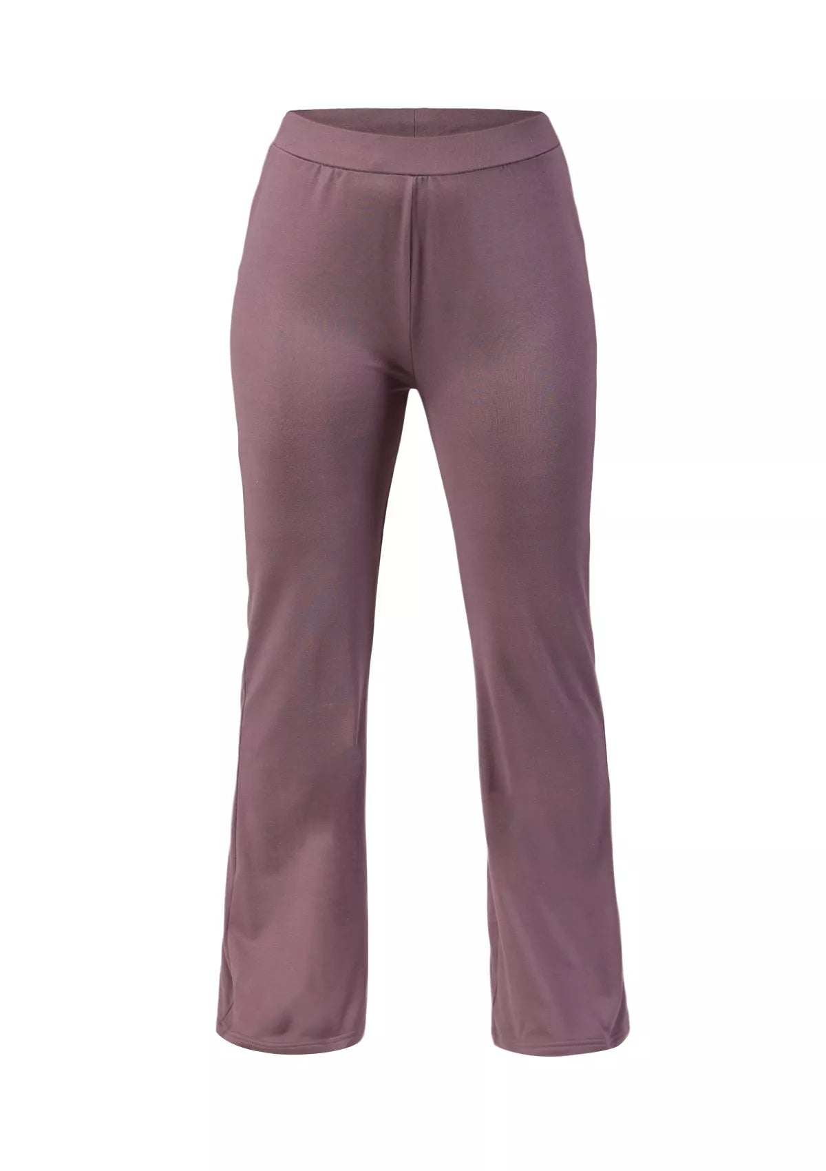Buy Knit boot leg pants - Mauve Online