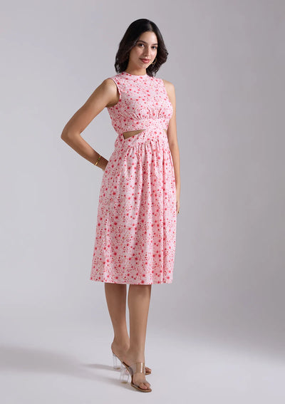 Kohana-Cotton Cut-Out Dress For Women