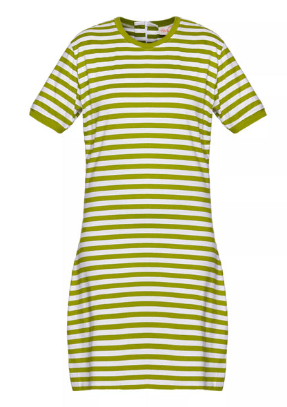 Buy Lyra - Green striped T-shirt dress Online