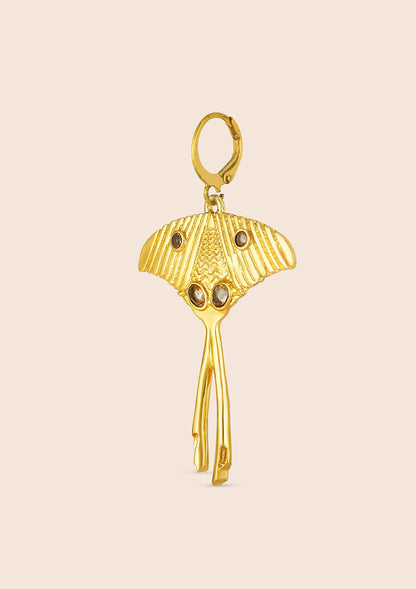 Madagascar Comet Moth Earring for women