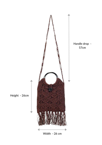 Buy Malai Dori Fringed Bag Online