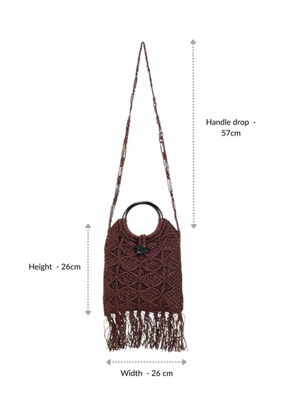 Buy Malai Dori Fringed Bag Online