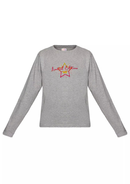 Buy Melange Graphic Print T-Shirt Price