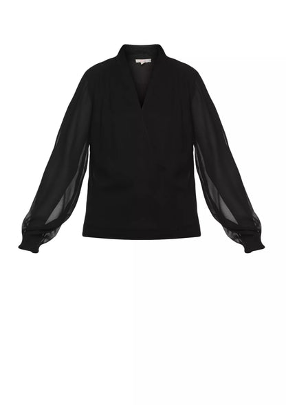 Buy Midnight Chic Overlap Top Online