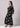 Mizuki - Black Printed Party Dress