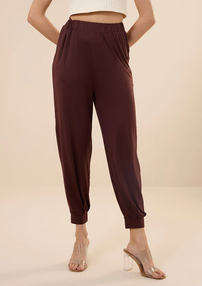 Mocha Casual Joggers