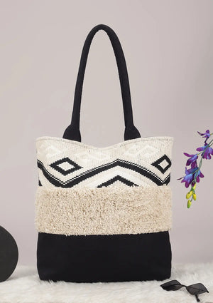 Monochrome Elegant Tote Bag
