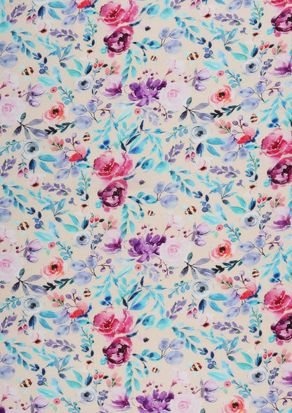 Multi-colour Floral Scarf