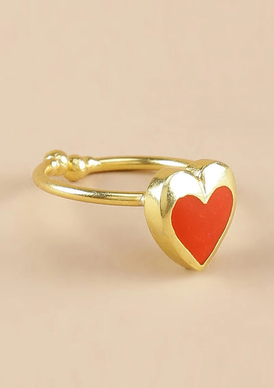 Buy Adjustable Neon Heartshaped Ring Online