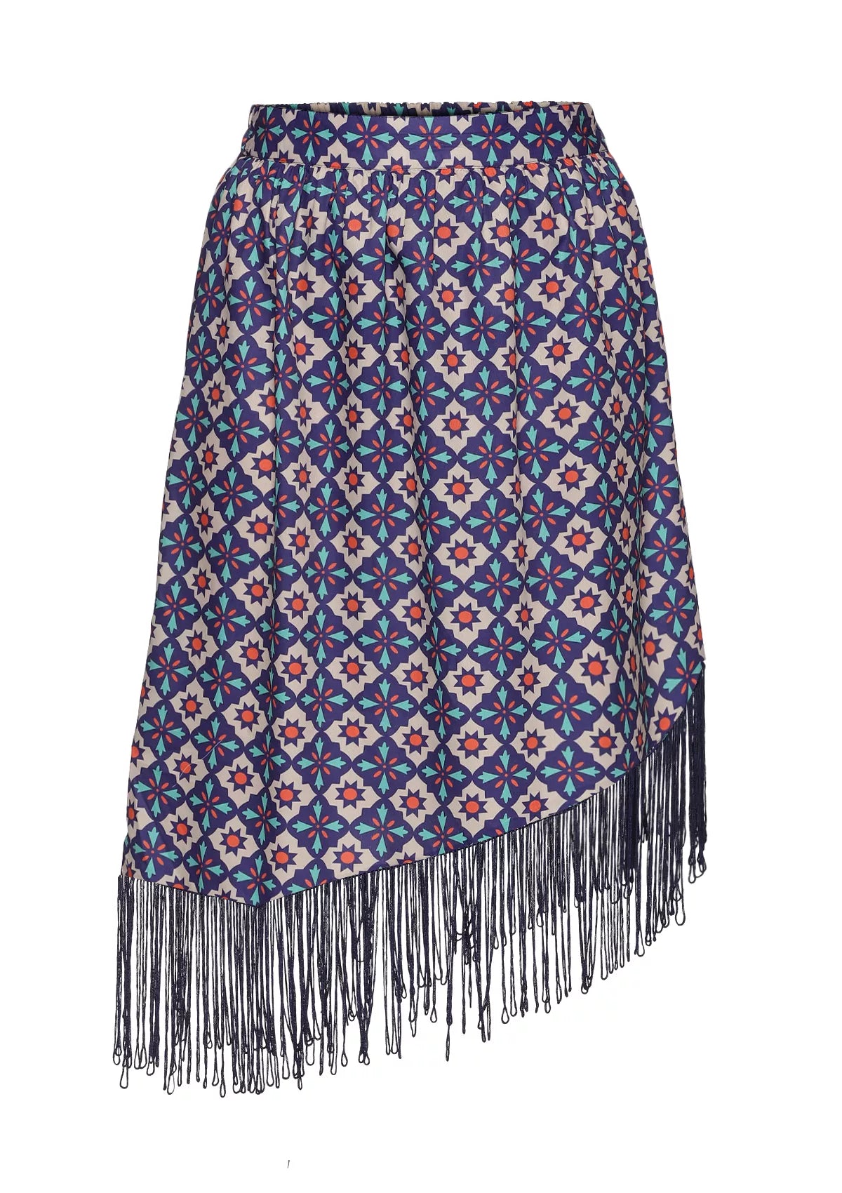 Buy Nora - Asymmetrical printed skirt Online