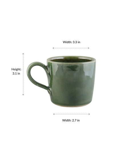 Tea Cup - Olive Green (Set of 2) Price