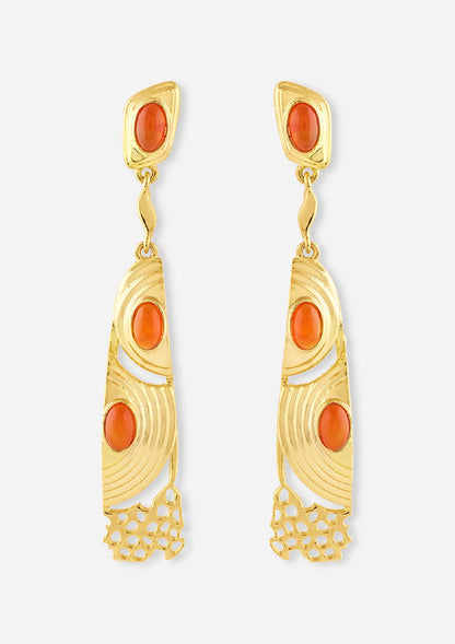 Best Orange Sapphire Earrings for Women