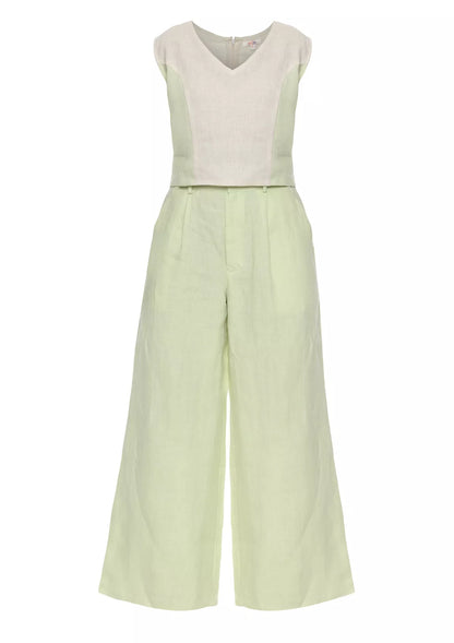 Persephone - Colour Blocked Linen Co-ord Set Price