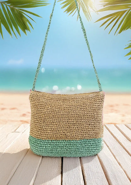 Raffia Sling Bag
