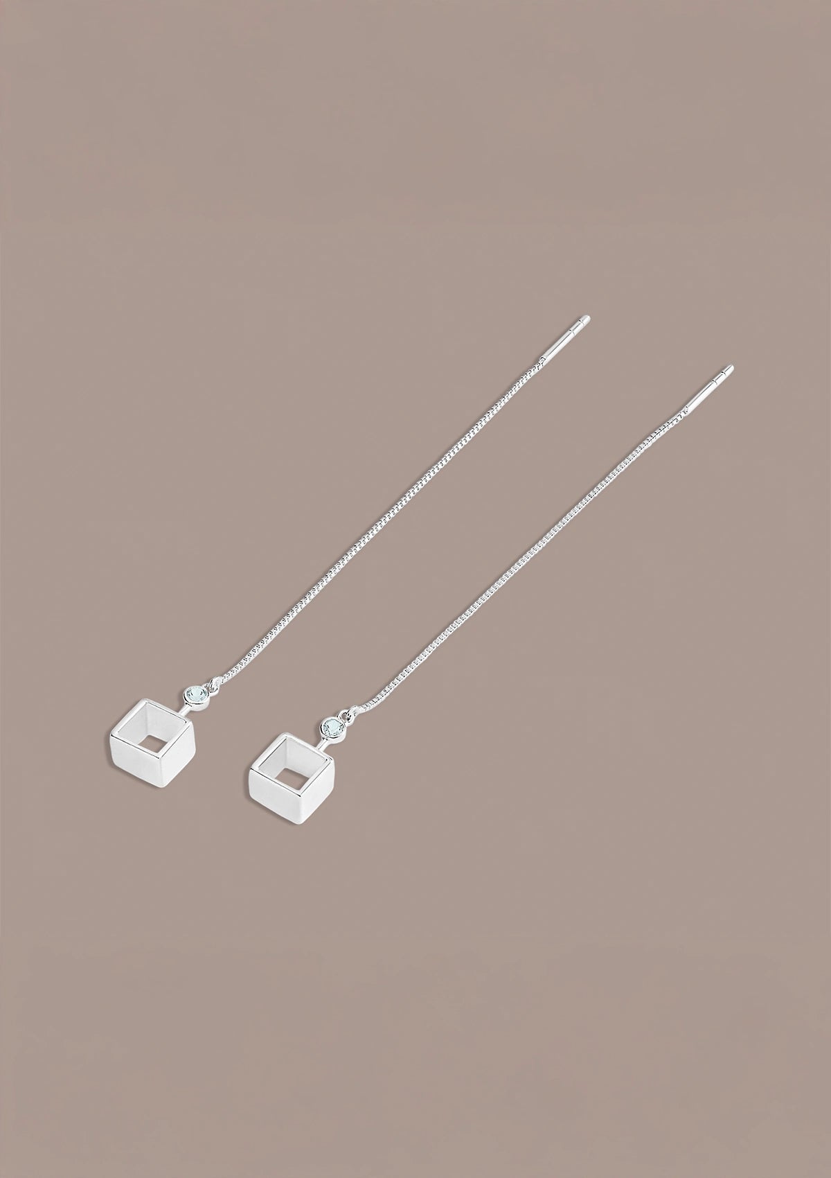 Rubik Threader Earring for Women