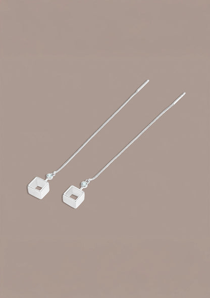Rubik Threader Earring for Women