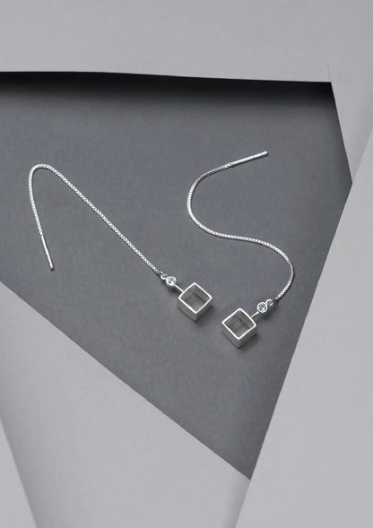 Rubik Threader Earring