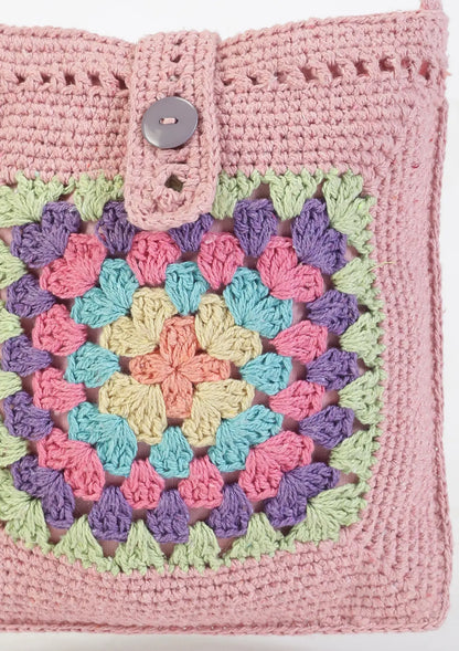 Square crochet bag - IshqMe