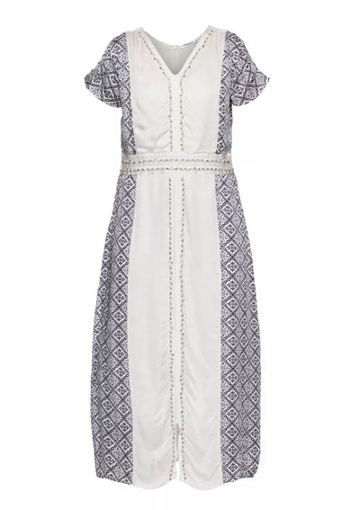 Buy Safaa - Straight Cut Embellished Dress Online