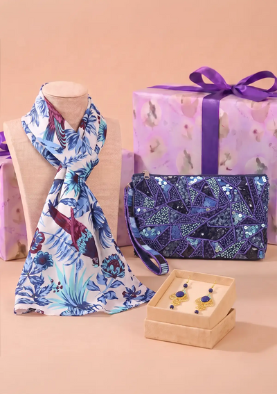 Sapphire Shimmer Self Love Gift Set for Women