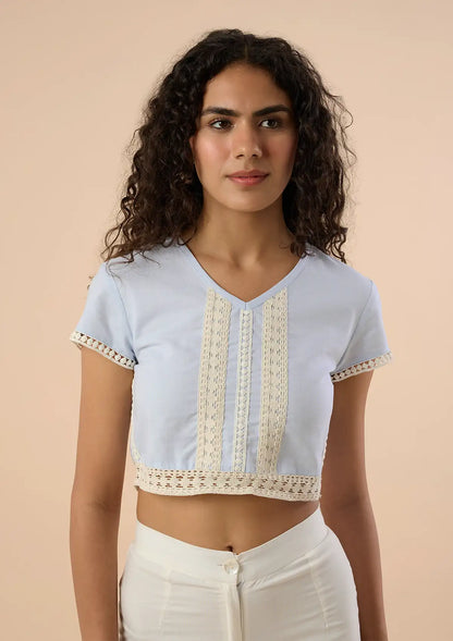 Selene - Laced Top Co-ord Set for ladies