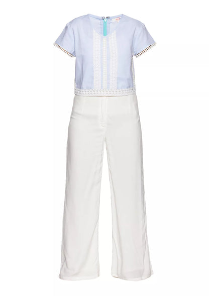 Selene - Laced Top Co-ord Set For Women