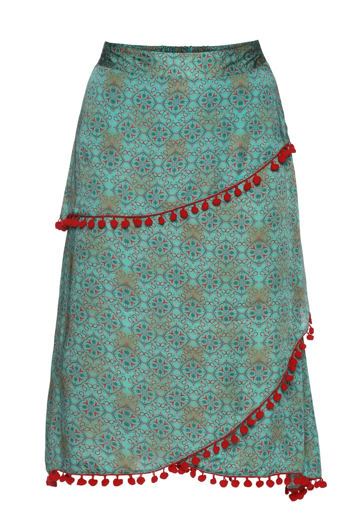 Buy Shuruq - Layered moroccan printed skirt Online