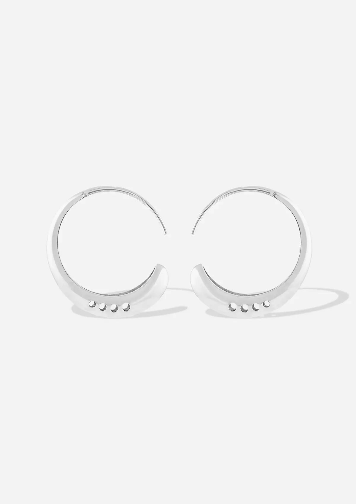 Silver Circular Earring Online