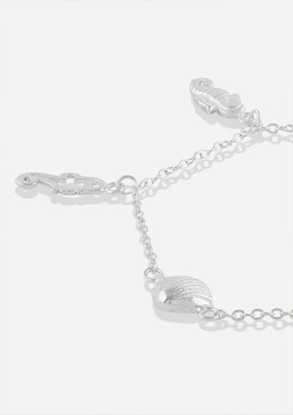 Silver Ocean Charm Bracelet Price