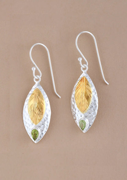 Silver Peridot Earring Online