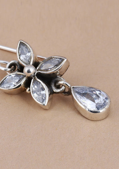 Buy Silver Zircon Earring Online