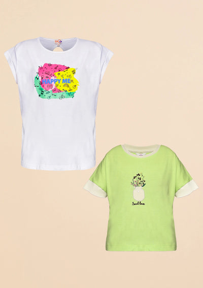 Smile and Plant Love T-shirt Combo