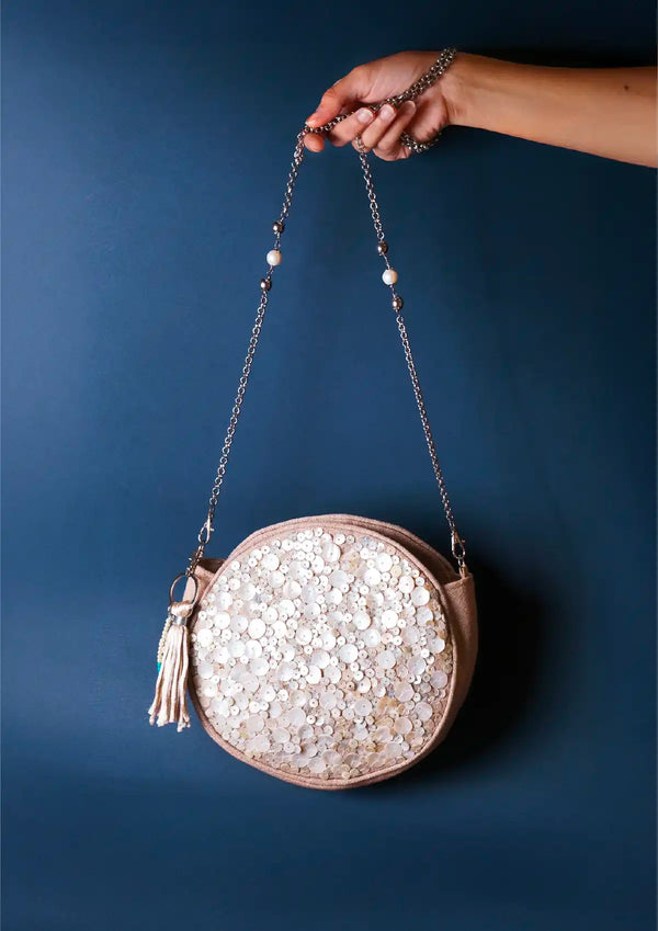 Sparkling Mother of Pearls HandBag