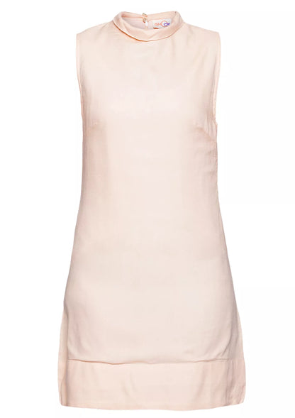 Buy Stardust - Peach Rayon Dress Online