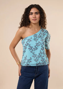 Starlit - One Shoulder Floral Top