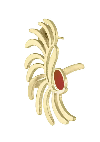 Buy Statement Enamel Stud and Cuff
