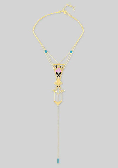 Buy Three Layered Enamel Necklace Online