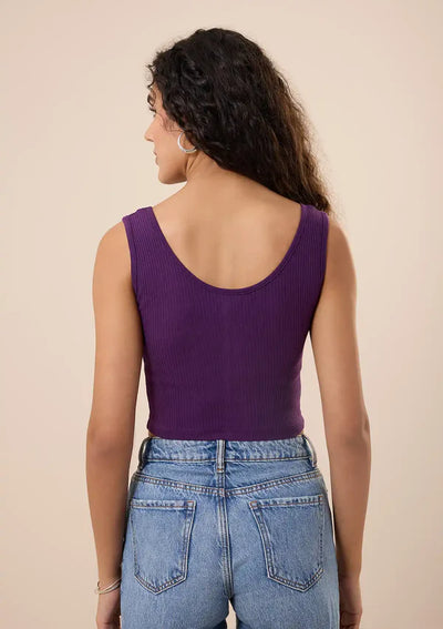 Wild Orchid Crop Top