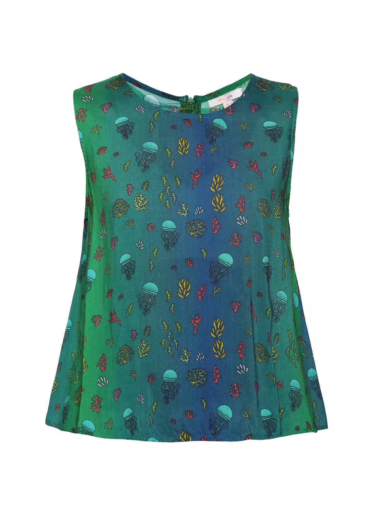 Amphitrite Printed Halter Neck top price online at IshqME