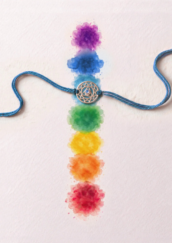 Silver Chakra Bracelet