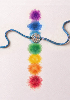 Silver Chakra Bracelet