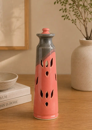 Ash Catcher Incense (Agarbatti) Stand - Flamingo pink