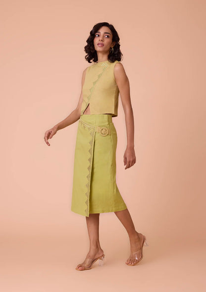 Aurenya Embroidered Co-ord Set Online